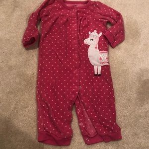 Carters Fleece coverall
